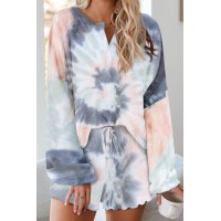 Tie Dye Knit Pajamas Set