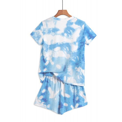 Sky Blue Tie Dye Lounge Set Sky Blue Tie Dye Lounge Set