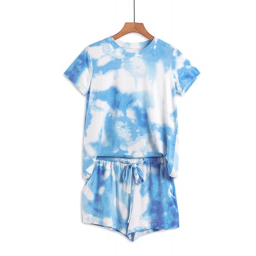 Sky Blue Tie Dye Lounge Set Sky Blue Tie Dye Lounge Set
